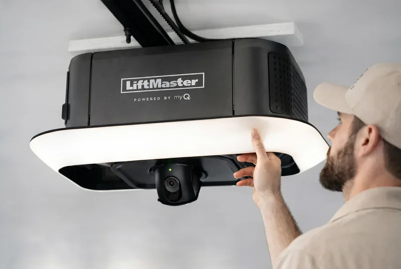 Garage door opener repair — ceiling unit, Cedar Park TX